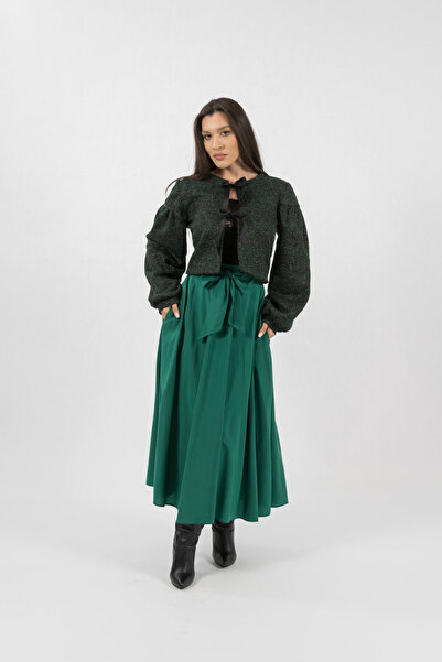 Gorgeaux 2 Piece Green Skirt and Matilda Jacket Set - XXXL