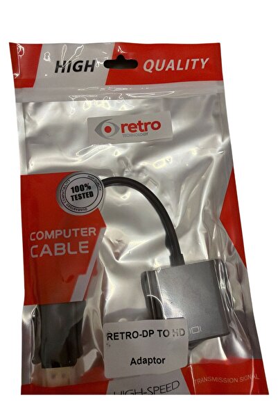 Retro Display Port to HDMI Dönüştürücü