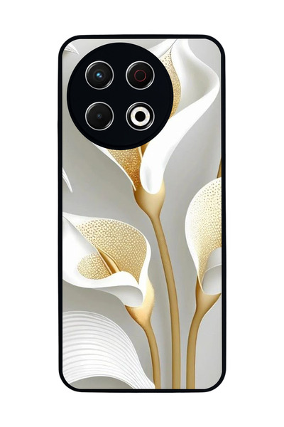 TECNO Spark 30 Pro Compatible Printed, Matte Black, Soft Silicone, Protective...