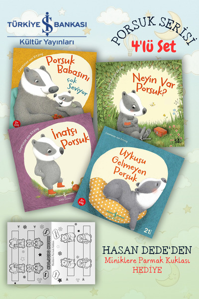 TÜRKİYE İŞ BANKASI KÜLTÜR YAYINLARI Uykusu Gelmeyen Porsuk - İnatçı Porsuk - ...