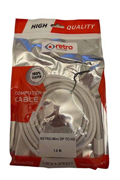 Retro 1.8mt Mini Displayport to Hdmı Kablo