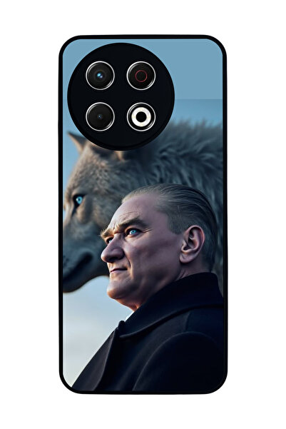 TECNO Spark 30 Pro Compatible Printed, Matte Black, Soft Silicone, Protective...