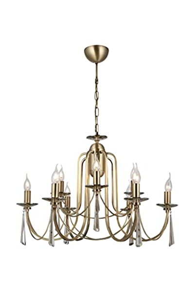 markentegra Şık Eskitme Tasarımlı 9 Lu Avize