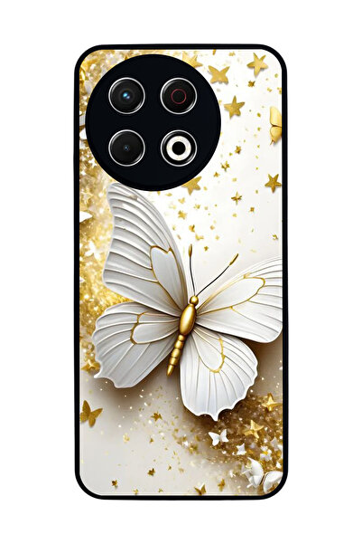 TECNO Spark 30 Pro Compatible Printed, Matte Black, Soft Silicone, Protective...