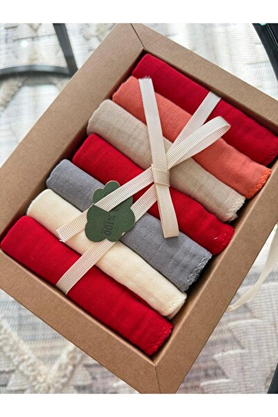 Minizade مجموعة خاصة مكونة من 7 مناديل مبللة للفم للأطفال مصنوعة من القطن بنس...