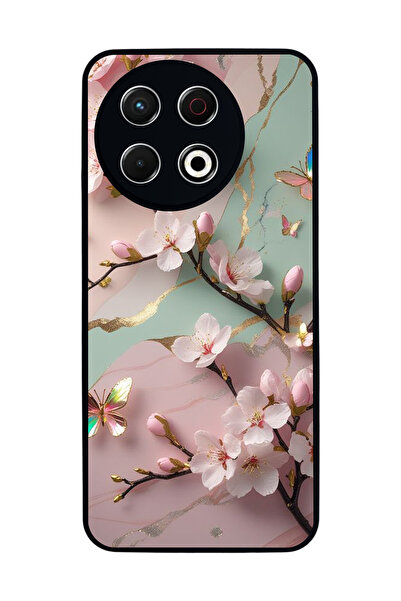 TECNO Spark 30 Pro Compatible Printed, Matte Black, Soft Silicone, Protective...