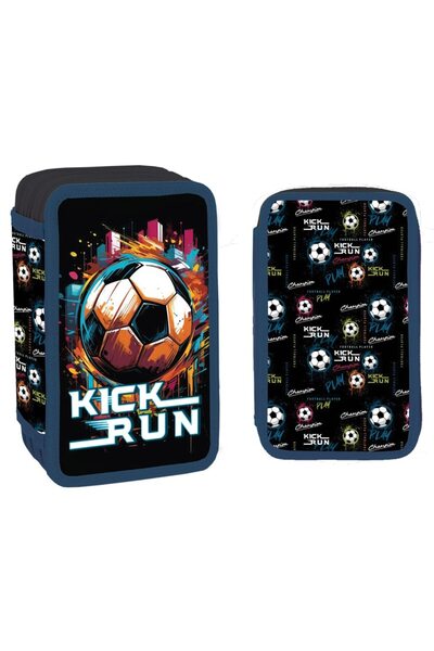 PlayFun Kick Run 38 Piece Equipped Pencil Case