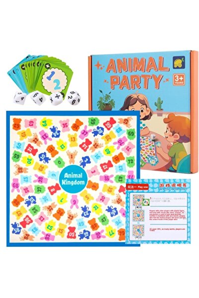 PlayFun Joc de masa interactiv din lemn pentru copii - Animale - Interactiv