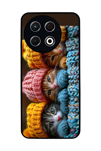 TECNO Spark 30 Pro Compatible Printed, Matte Black, Soft Silicone, Protective...