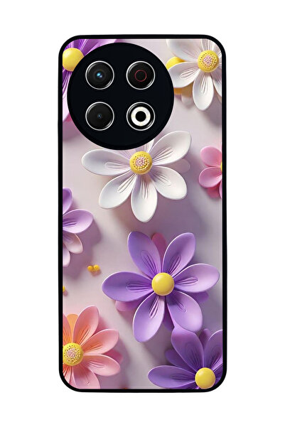 TECNO Spark 30 Pro Compatible Printed, Matte Black, Soft Silicone, Protective...