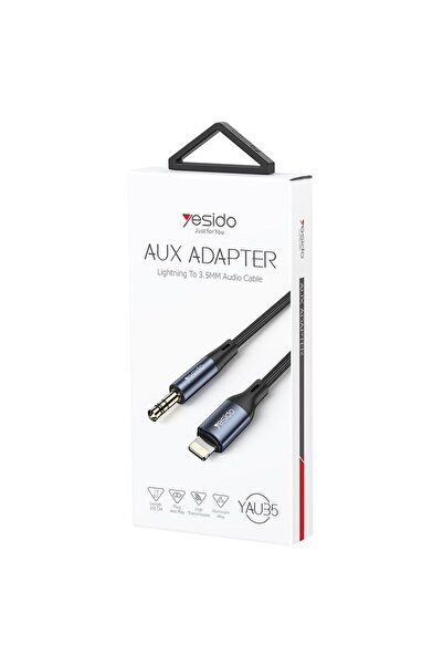 Yesido وصلة AUX لايتنينج من – كابل صوت للآيفون بطول 1 متر بجودة عالية لسيارة ...