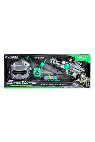 PlayFun Set Pistol Spațial cu Proiecție și Accesorii