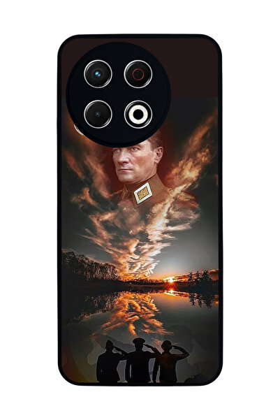 TECNO Spark 30 Pro Compatible Printed, Matte Black, Soft Silicone, Protective...