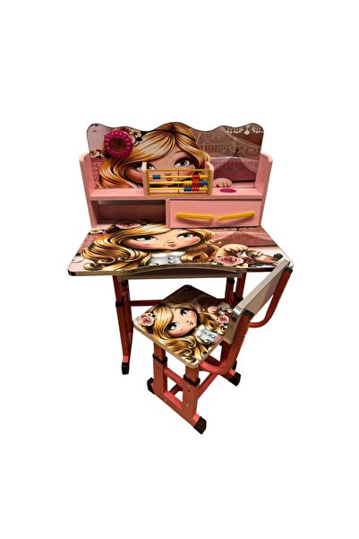 PlayFun Birou Roz Fetiță pentru Studiu Model A1