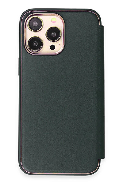 POYRAZ MARKET Newface iPhone 13 Pro Case with Dolpin Cover - Dark Green