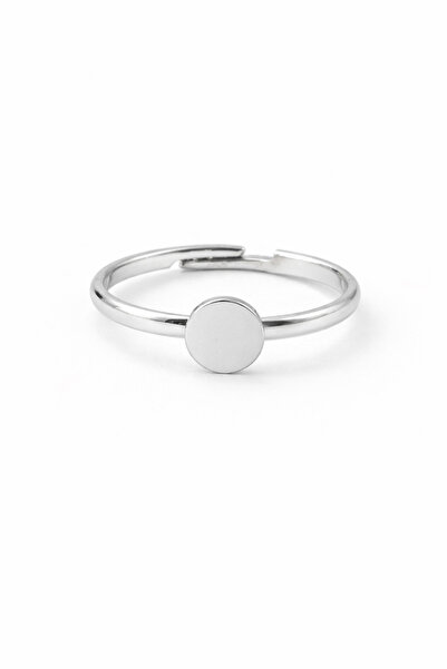 Sortie Aksesuar خاتم من الفولاذ المقاوم للصدأ قابل للتعديل مع شكل دائرة صغيرة