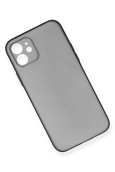 POYRAZ MARKET Newface iPhone 12 Case Pp Ultra Thin Cover - Gray