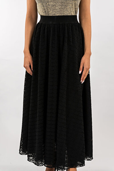 Gorgeaux Black Lace Skirt Roxana - 3XL(46)