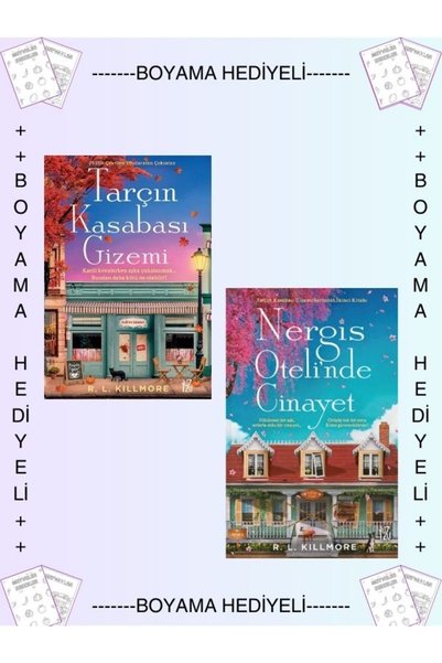 Yuzu Kitap Boyamalı - Tarçın Kasabası Gizemi - Nergis Otelinde Cinayet - R. L...