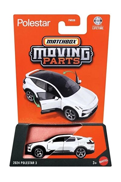HOT WHEELS سيارات ماتش بي إكس 2026 بمقياس 1:64 طراز 2024 بولستار 3 باللون الأ...