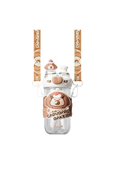 Vagon D2550 DILLER 580 مل زجاجة ماء تريتان مع حزام للرقبة