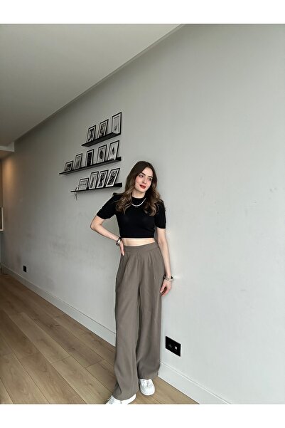 AÈC PRIVÈ Women's New Season Modal %100 Cotton Blazer Jacket Trousers Set-5577