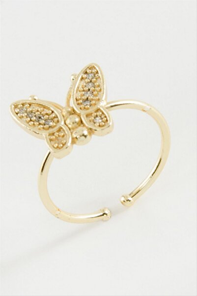 ZERO LAND Storozal Butterfly Stone Ring (01330) - Yellow