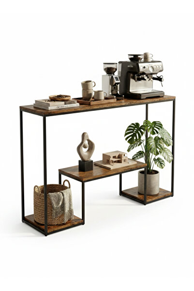AGD Modern design side console table, suitable for coffee equipment, entryway...