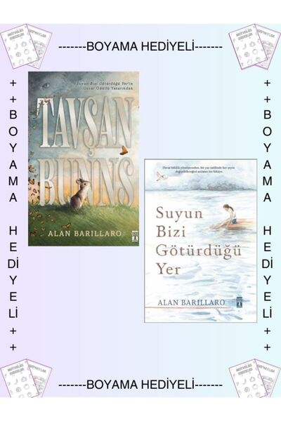 Timaş Yayınları Boyamalı - Tavşan Bunns - Suyun Bizi Götürdüğü Yer - Alan Bar...