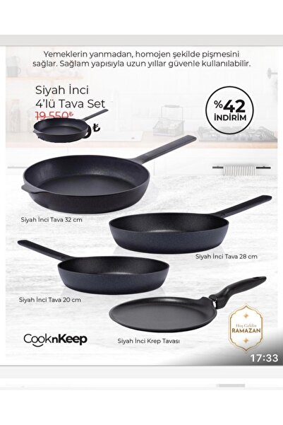CooknKeep Pan Set of 4
