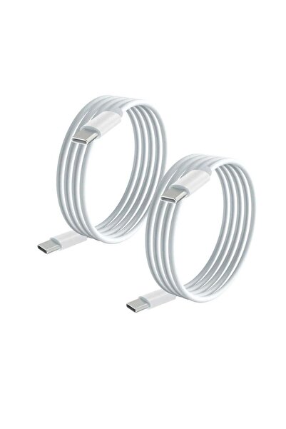 Generic Two USB Type-C to USB Type-C cables - 1 meter long - 20W power - Orig...