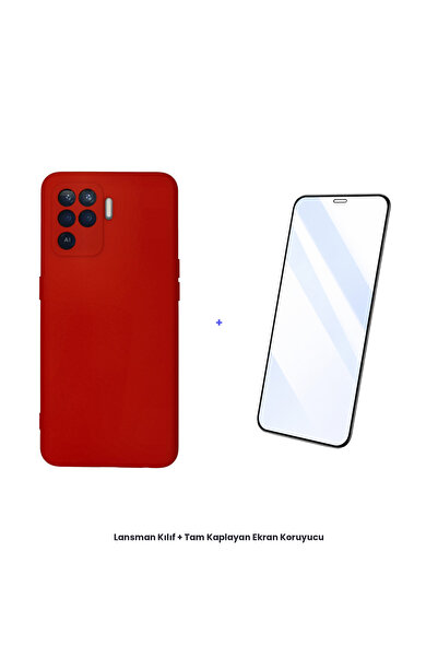 cepmoda Oppo Reno 5 Lite Launch Case + Full Coverage Antistatic Screen Protec...