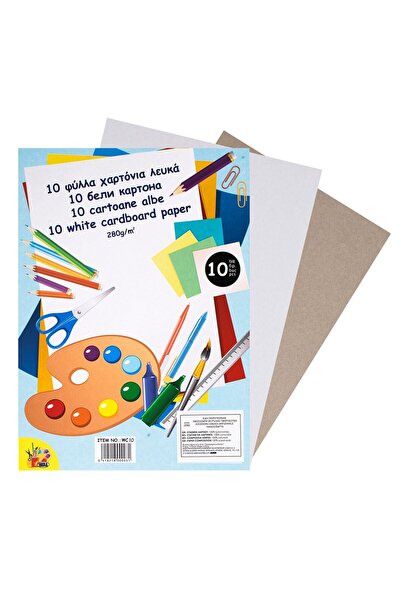 OEM Set Cartoane Albe pentru Creatii 35x25cm 280gsm - 10buc