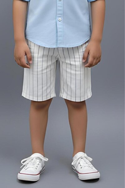Alesaei-mondo tondo (Boys' striped shorts 4169-)