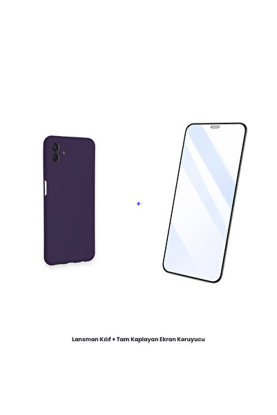 cepmoda حافظة سامسونج جالاكسي A04 + مجموعة واقي شاشة مضاد للكهرباء الساكنة - ...