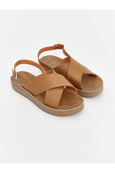 LC Waikiki Özmarka New Season Cross-Strapped Women's Sandals