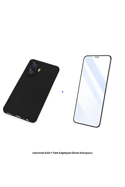 cepmoda حافظة Realme C55 + مجموعة واقي شاشة مضاد للكهرباء الساكنة تغطي الشاشة...