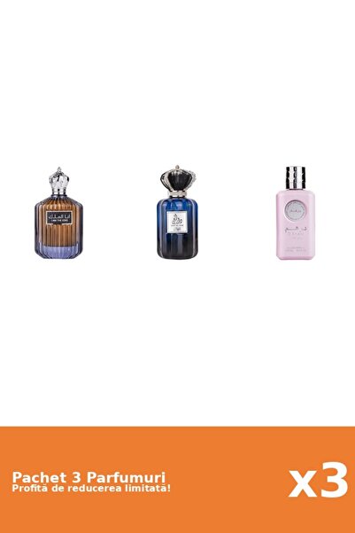 ARD AL ZAAFARAN Set 3 Parfumuri Ard Al Zaafaran: Apa de Parfum I Am the King,...