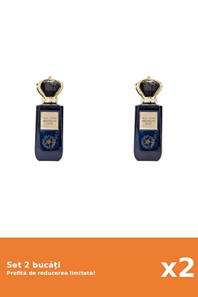 ARD AL ZAAFARAN Set 2 x Apă de Parfum Midnight Oud, Ard Al Zaafaran, Unisex -...