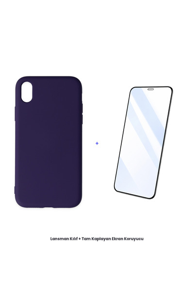 cepmoda حافظة إطلاق نار لهاتف iPhone XR + مجموعة واقي شاشة مضاد للكهرباء السا...