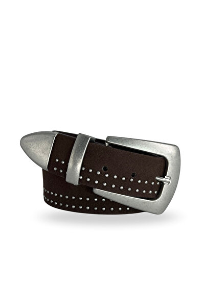 Le Tual Vintage Toka Detaylı Zımbalı Kemer