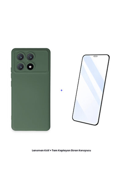 cepmoda حافظة إطلاق نار على هيئة حقيبة لهاتف Poco X6 Pro + مجموعة واقي شاشة ك...