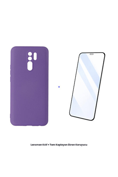 cepmoda حافظة إطلاق نار لهاتف Redmi 9 + مجموعة واقي شاشة مضاد للكهرباء الساكن...