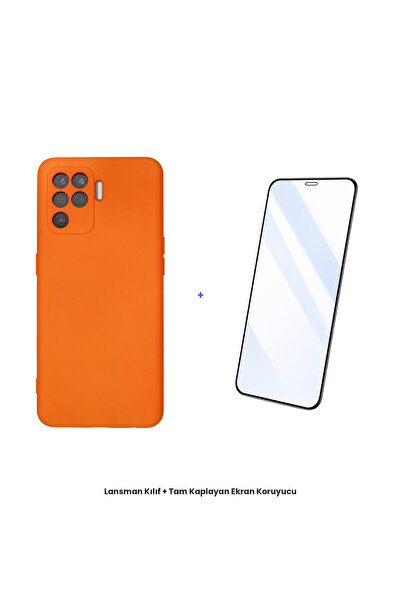 cepmoda حافظة أوبو رينو 5 لايت + مجموعة واقي شاشة مضاد للكهرباء الساكنة - برت...