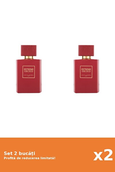 Louis Varel Set 2 x Apa de Parfum Extreme Orchid, Louis Varel, Unisex - 100ml