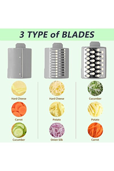 Generic New Electric Cheese Grater, Electric Salad Maker, Multi-function Grat...