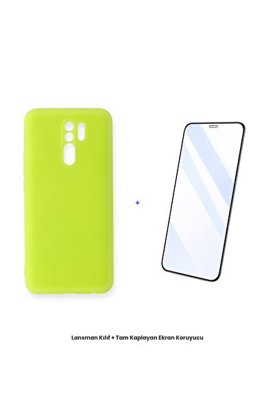 cepmoda Redmi 9 Launch Case + Full Coverage Antistatic Screen Protector Set -...