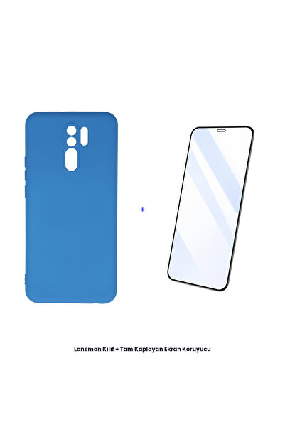 cepmoda حافظة إطلاق نار لهاتف Redmi 9 + مجموعة واقي شاشة مضاد للكهرباء الساكن...