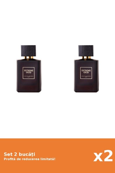 Louis Varel Set 2 x Extreme Oud Eau de Parfum, Louis Varel, Men - 100ml