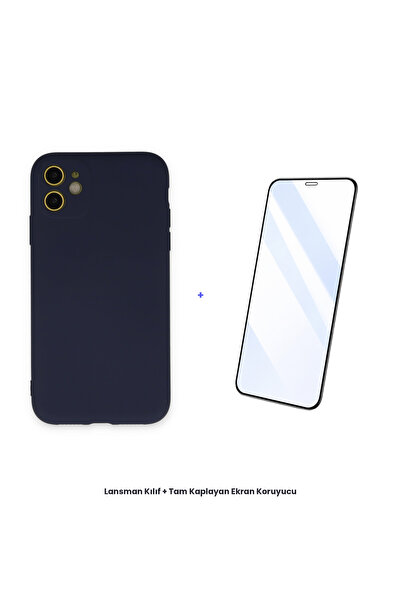 cepmoda حافظة آيفون 11 + مجموعة واقي شاشة كامل التغطية مضاد للكهرباء الساكنة ...